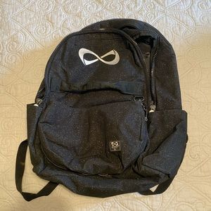 Black sparkly Nfinity backpack